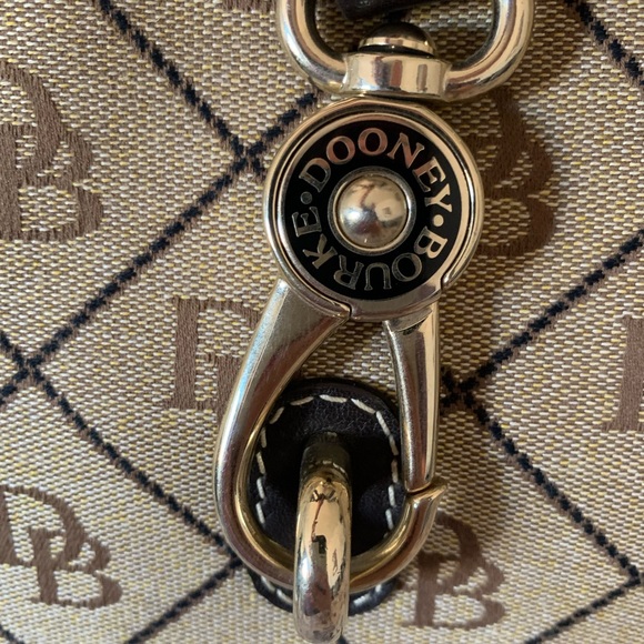 Dooney & Bourke Tan and brown canvas tote medium - Picture 9 of 14